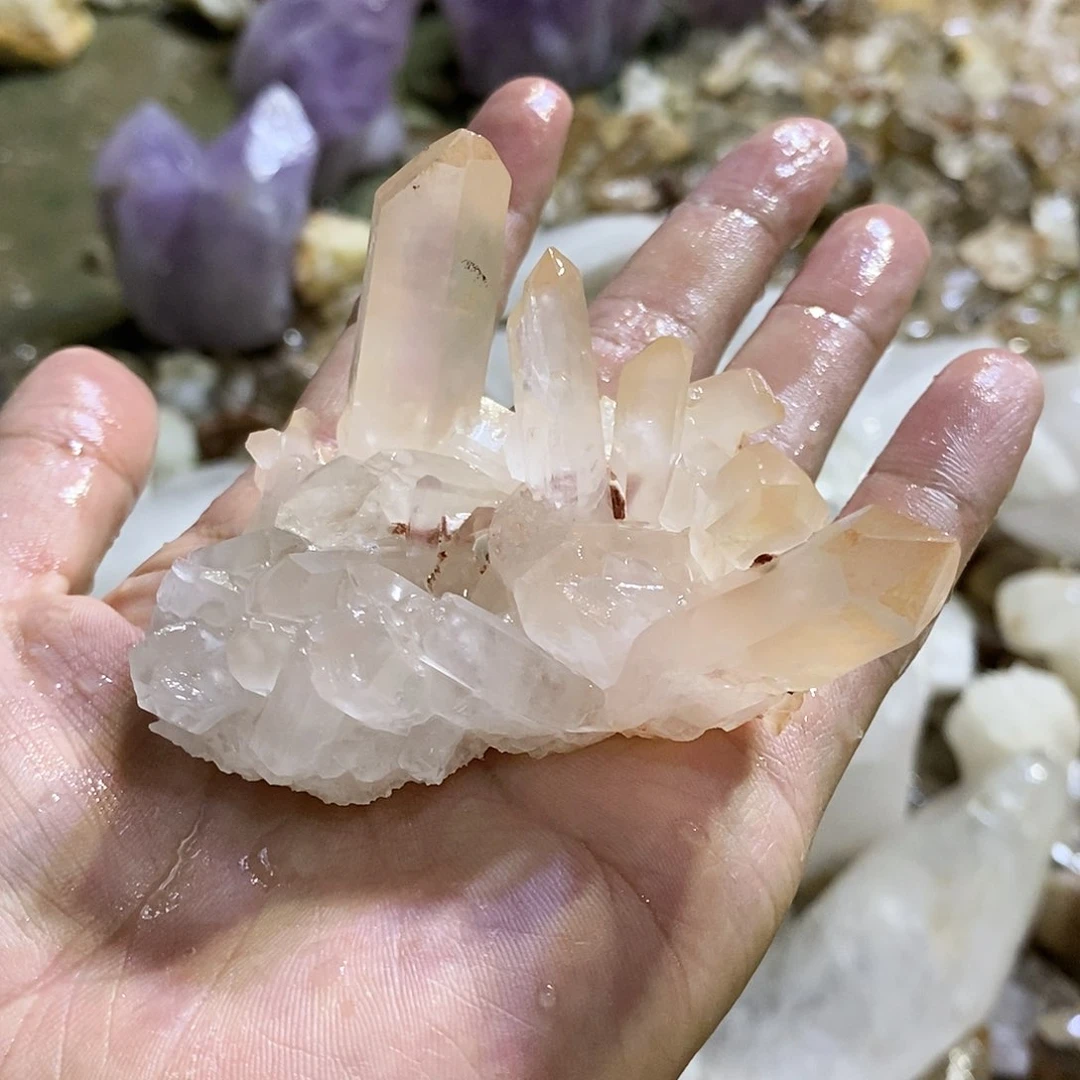 水晶珠宝半成品未镶嵌