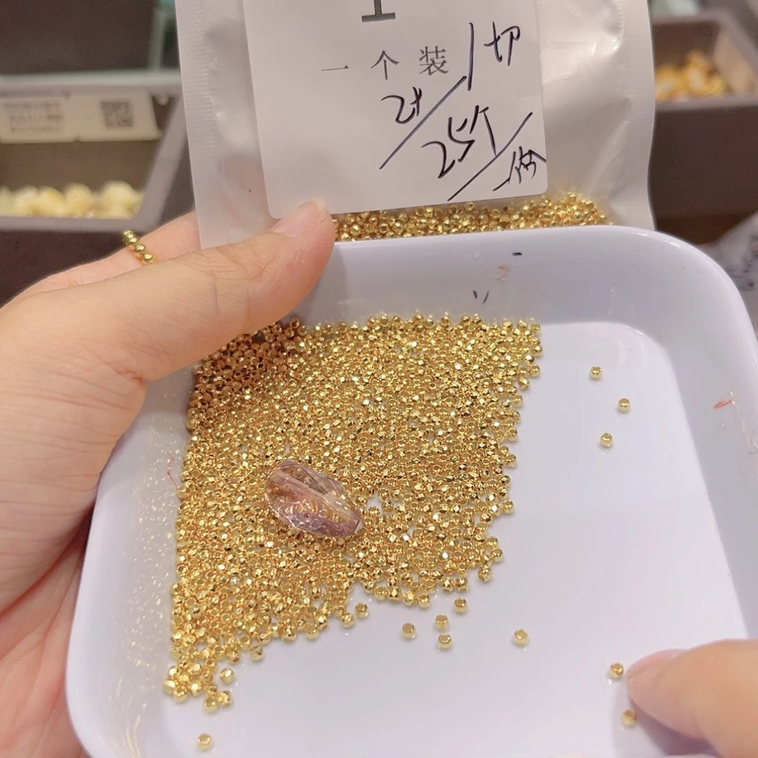 紫晶珠宝半成品银S925镀金镶嵌1