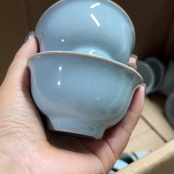 杯汝瓷原产地生产瑕品