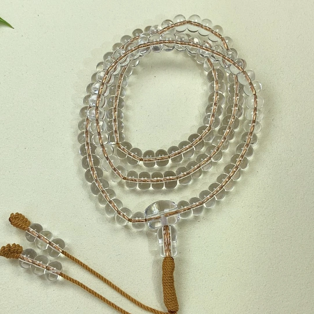 未镶嵌套链水晶水晶108颗盘珠