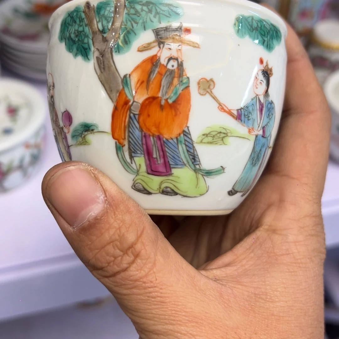 傲***翔瓷片瓷器摆件：茶室雅器