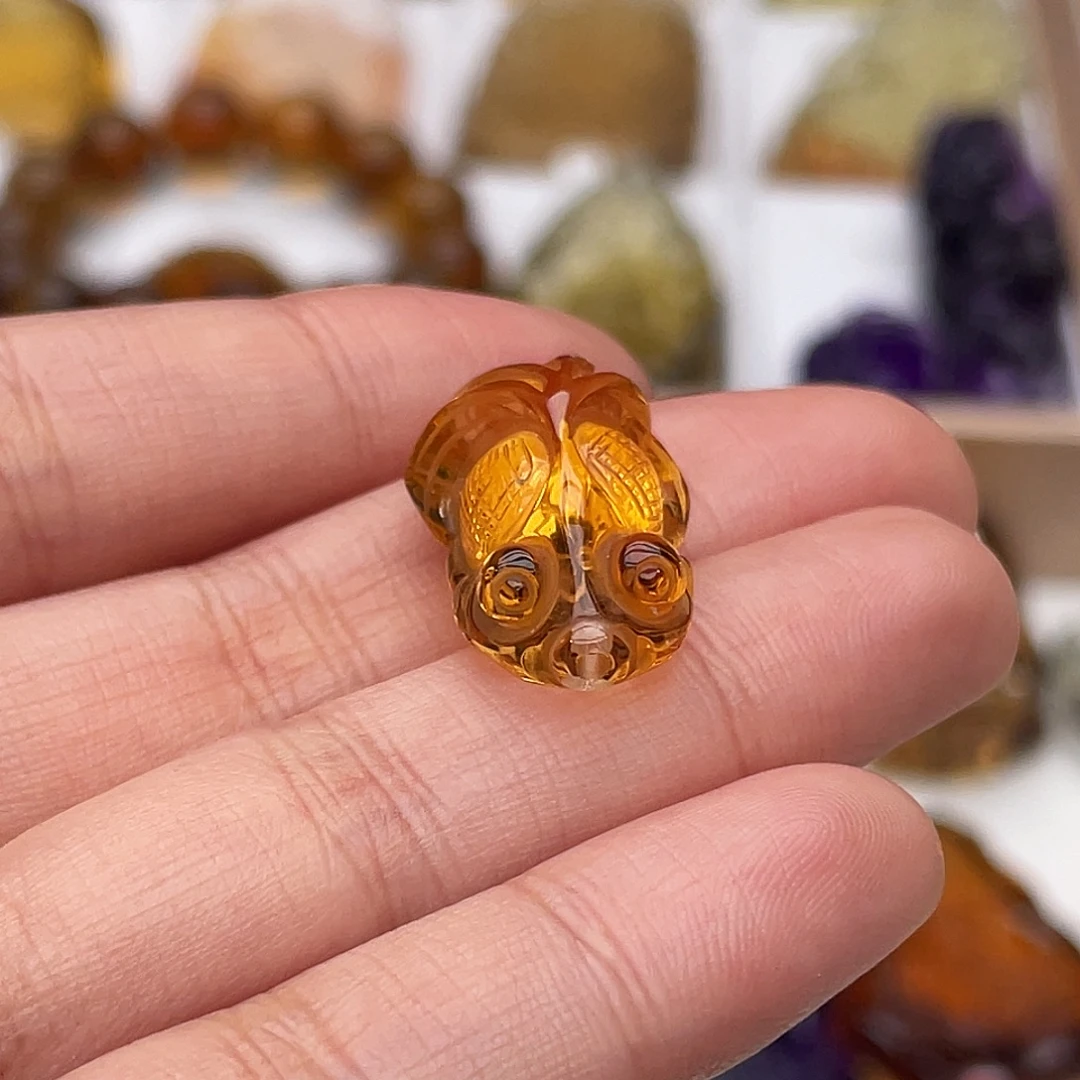 颈饰未镶嵌水晶定制吊坠