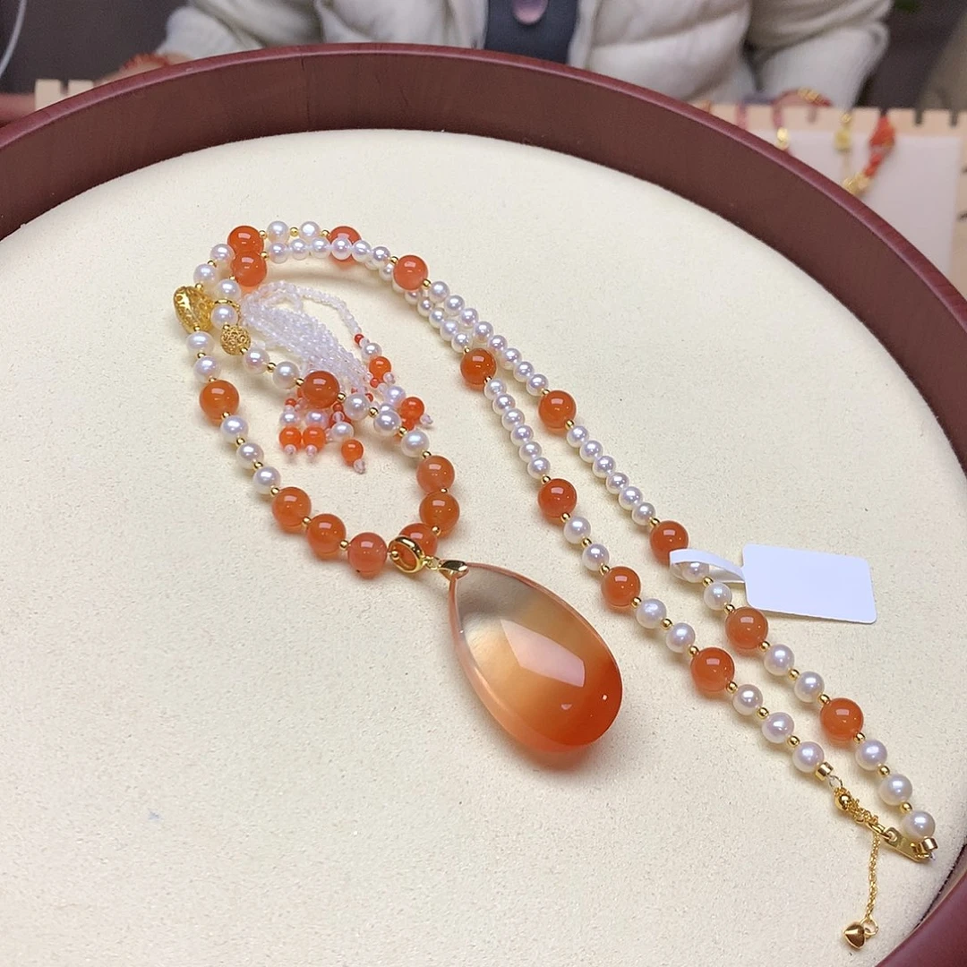 水晶颈饰未镶嵌雪*使