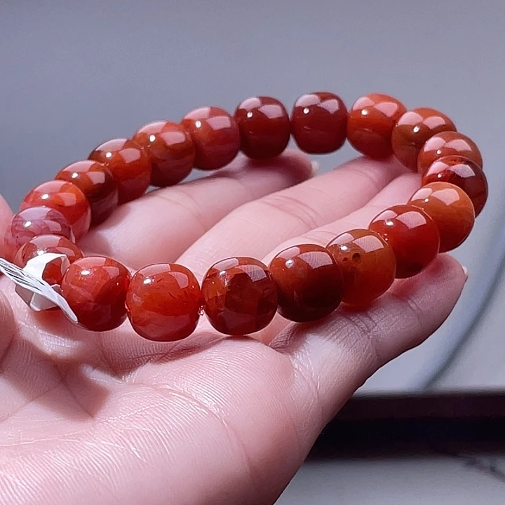 南红玛瑙合金手链51637