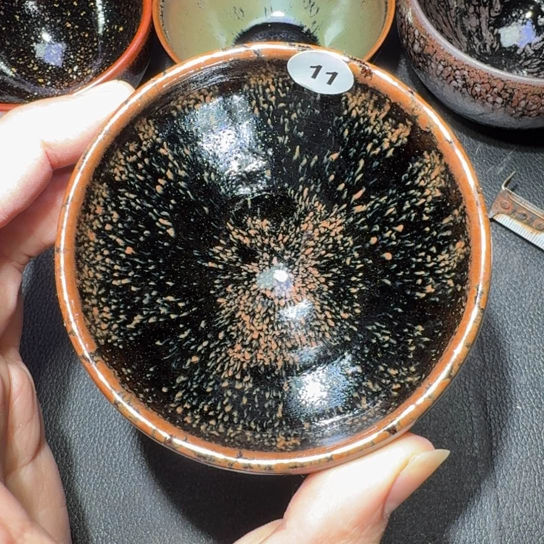 摆件古时茶器建窑建盏11