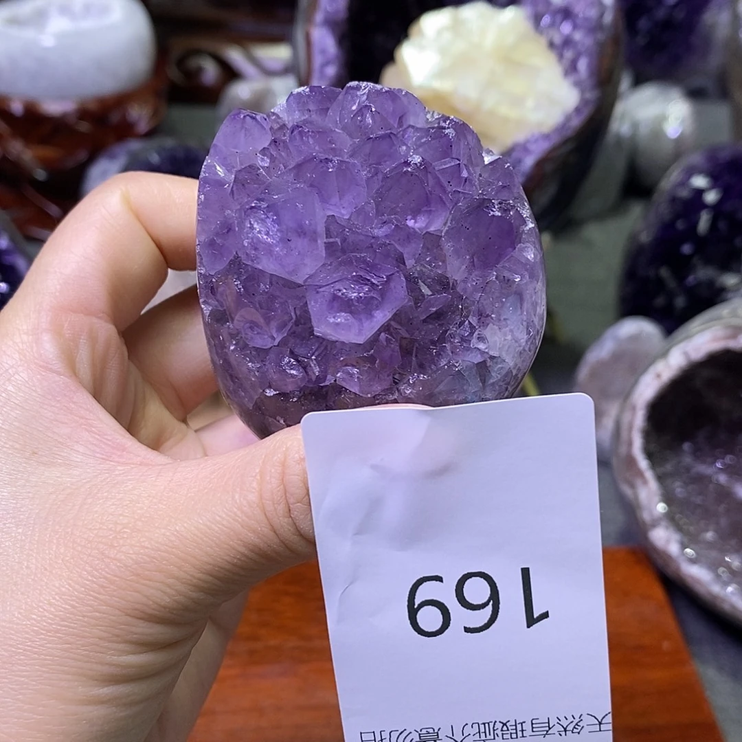 紫晶珠宝半成品未镶嵌