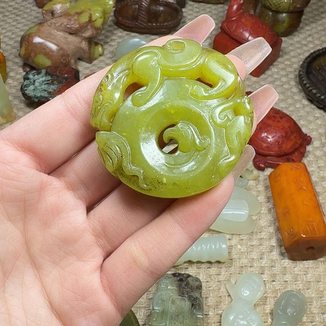 白玉菩提吊坠挂件