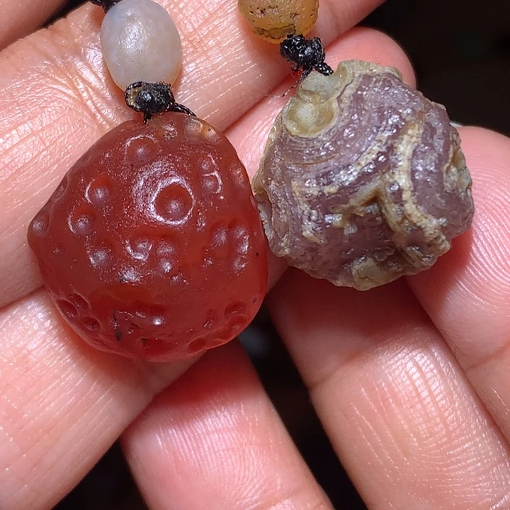 未镶嵌玛瑙/玉髓珠宝半成品