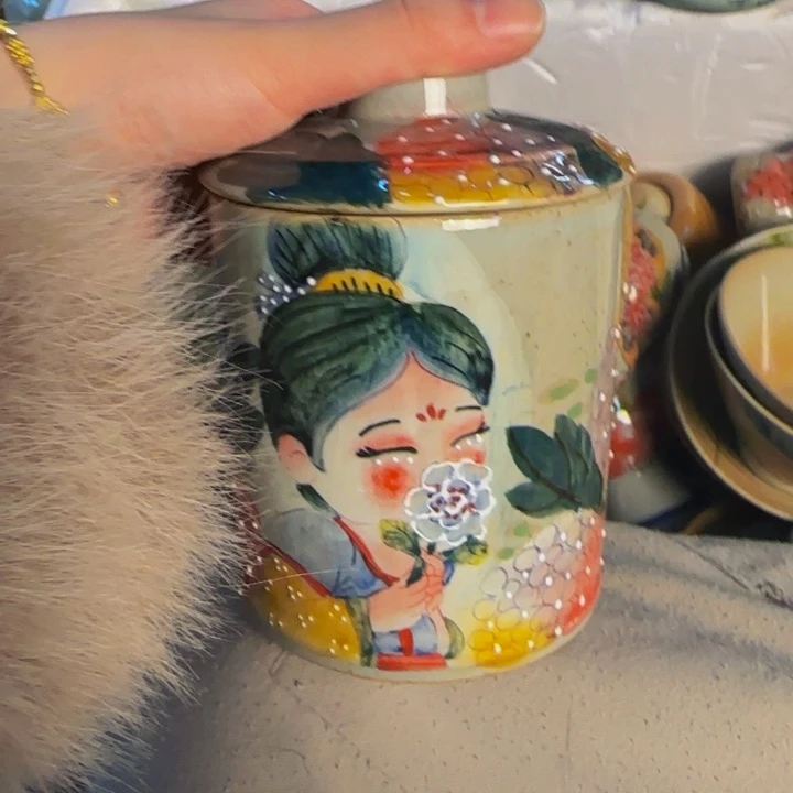 瓷片景德镇陶瓷手工手绘