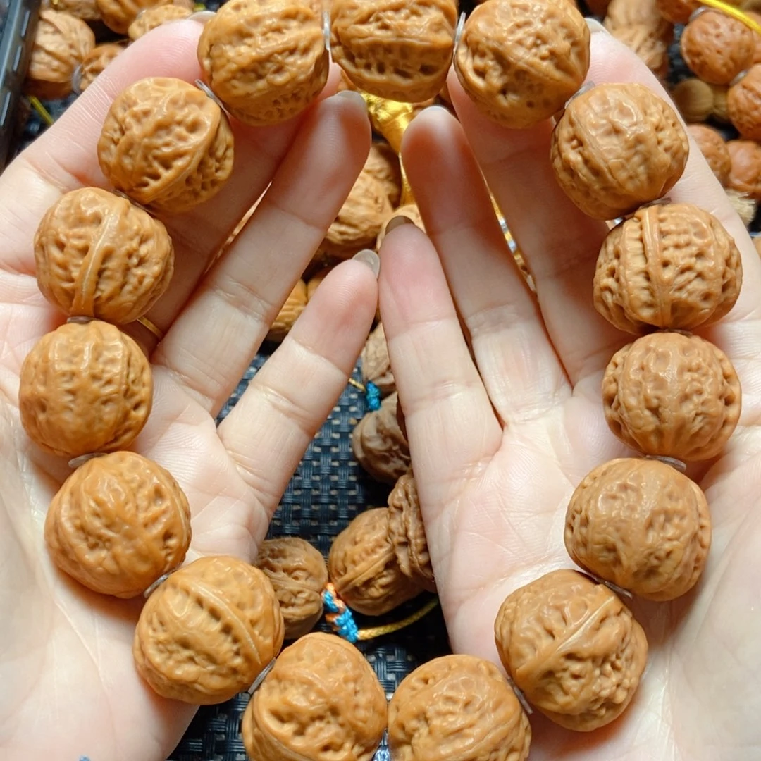 文玩核桃手串龙骨八棱