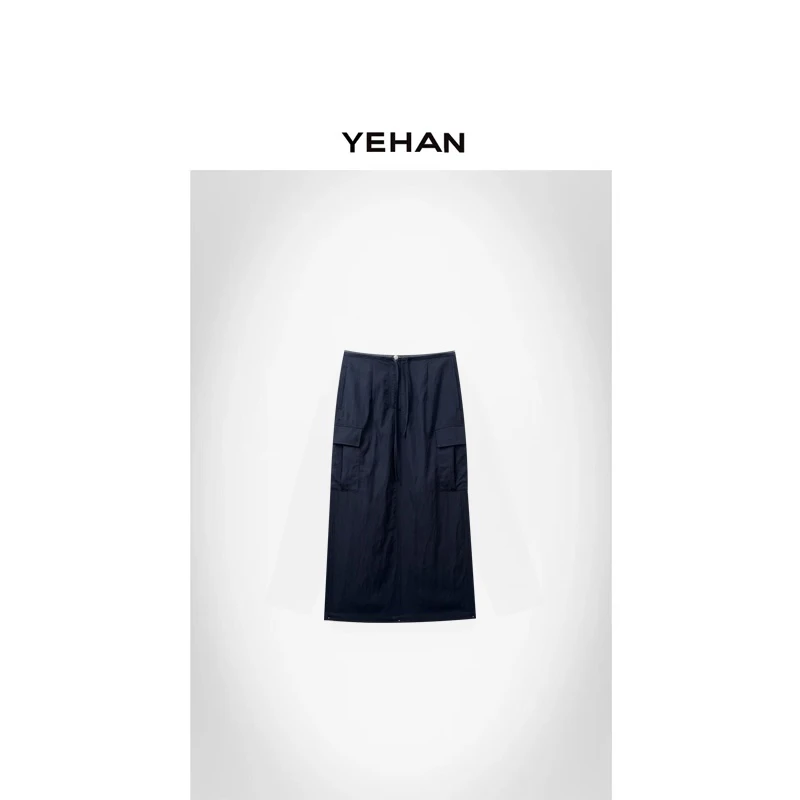 藏青工装裙 2025夏季新款NEW