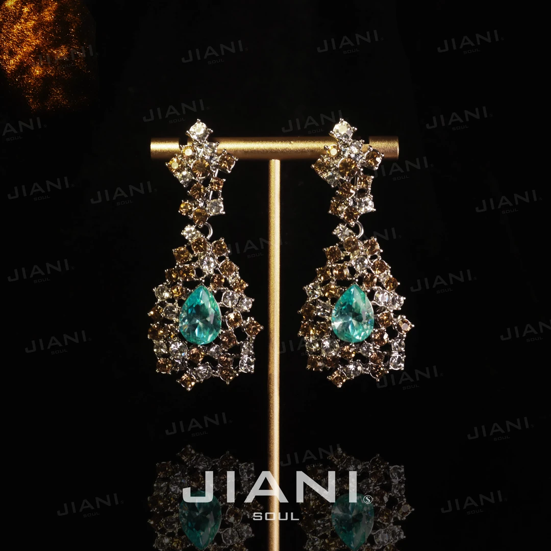 合金耳饰 JIANI【梵高巴黎时期“满天星的繁华”浪漫精湛工艺】耳饰