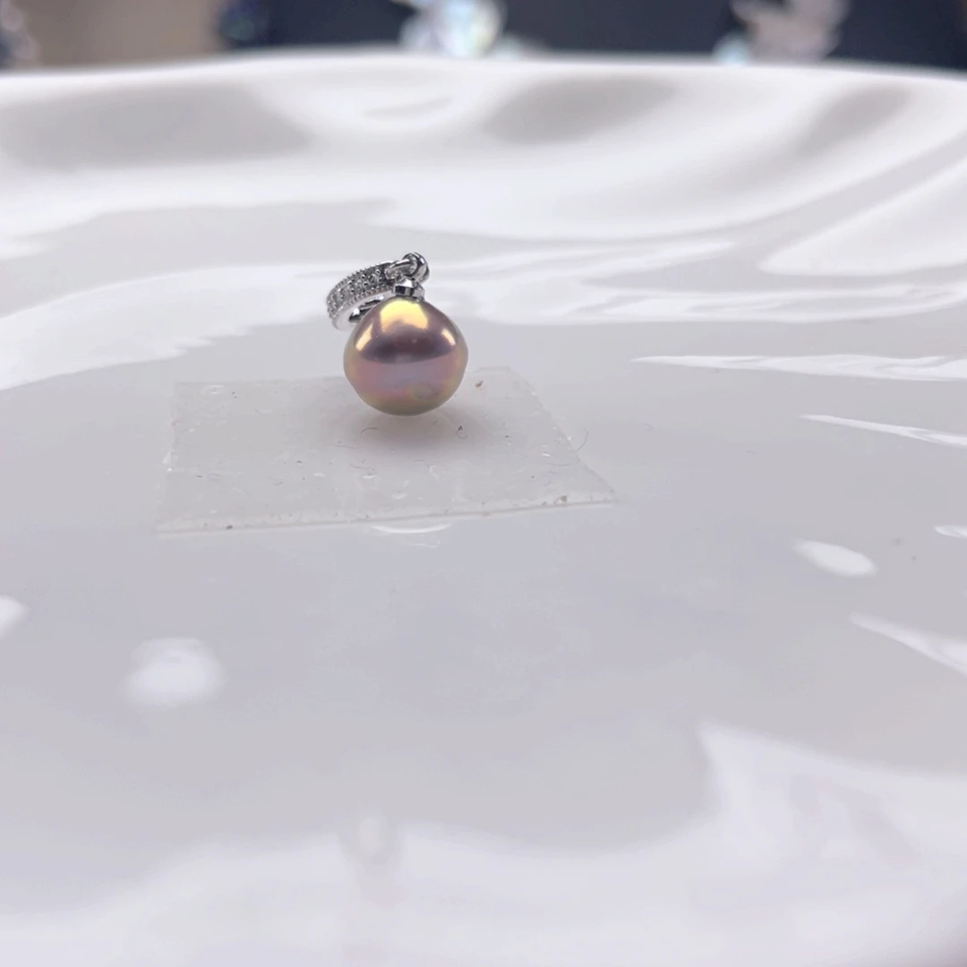 淡水珍珠未镶嵌吊坠【纯恬】