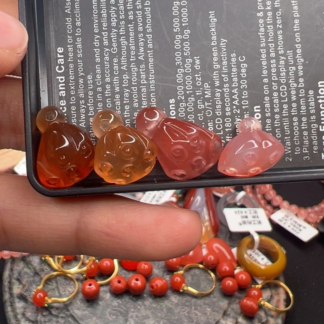 南红玛瑙配饰未镶嵌X470989