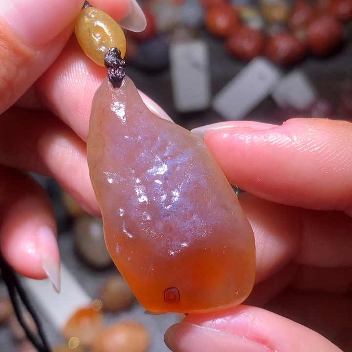 未镶嵌玛瑙/玉髓珠宝半成品