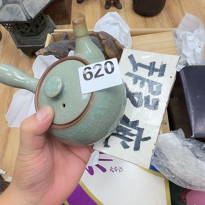 瓷片工艺品摆件瓷器摆件正能量