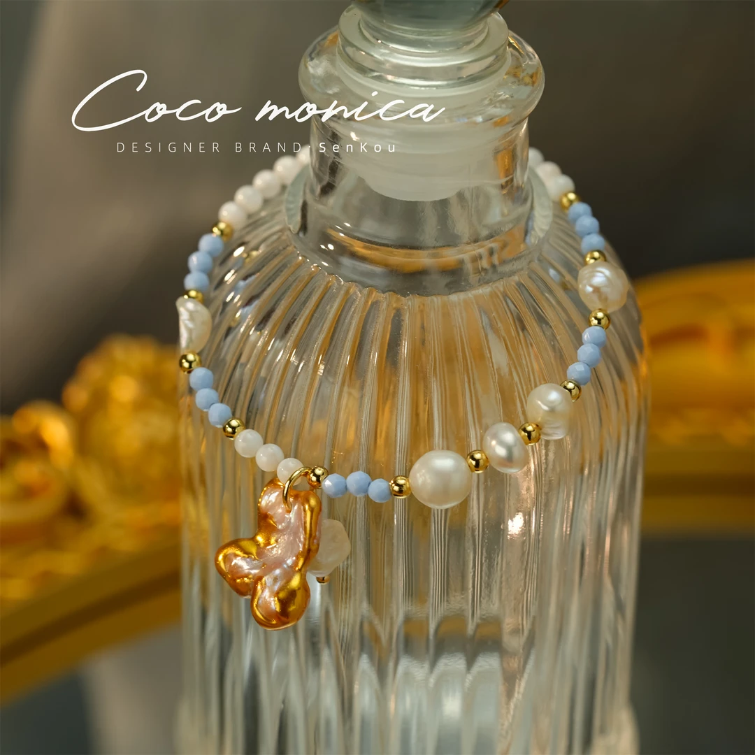 【小霞珠宝】月下WE257手工气质轻奢时尚小众仙女镶嵌素款