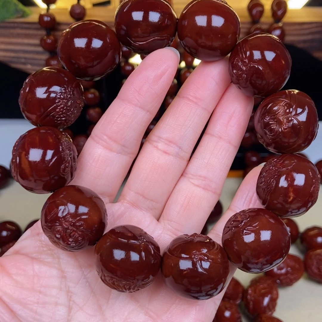 橄榄核吊坠独**天双面罗汉