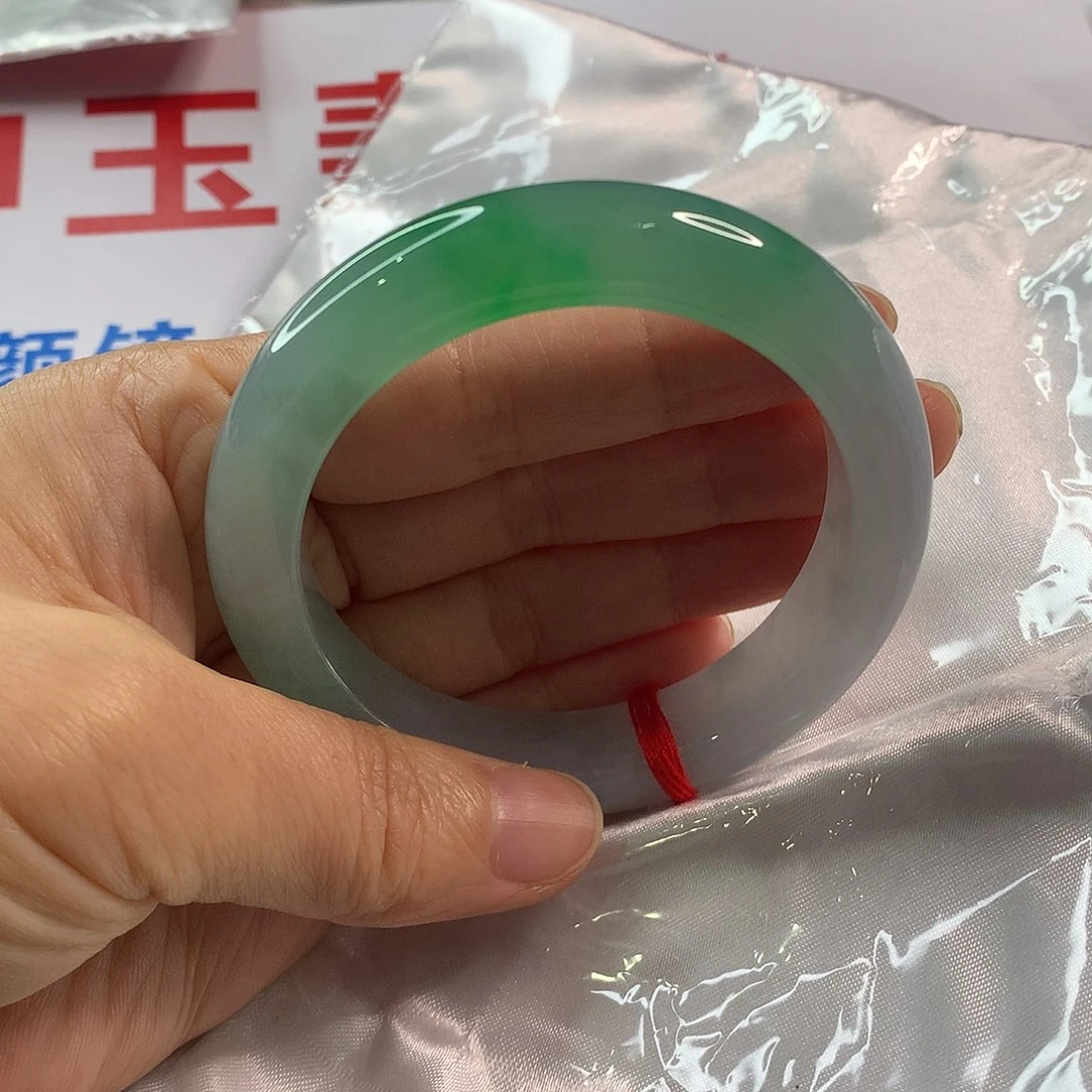 潍***配未镶嵌手镯翡翠翡翠手镯54.5分单