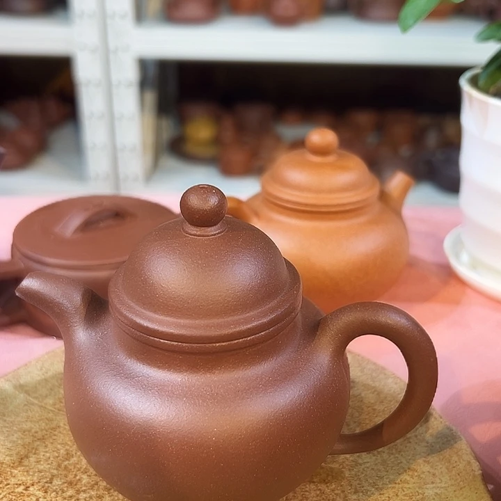 紫砂茶壶捂灰掇球180cc