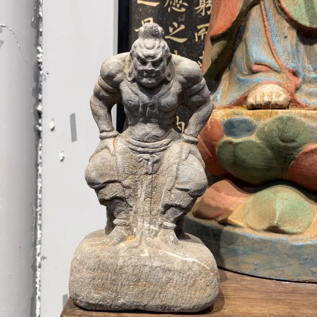 雪***豐石材青石材质，力士像