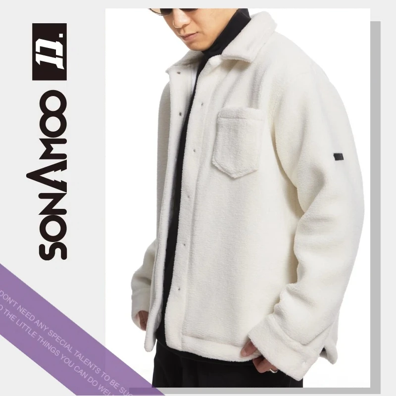 【一琳】sonAmoo新裁剪CLEANFIT绒面新款棉服冬季新款男士D1901