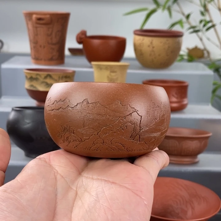 宜兴紫砂手工主人杯