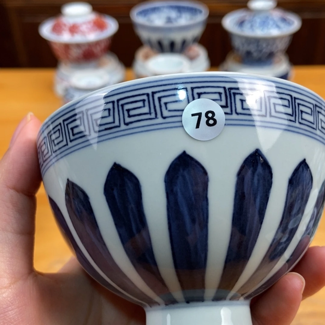 手绘现代茶具非古董