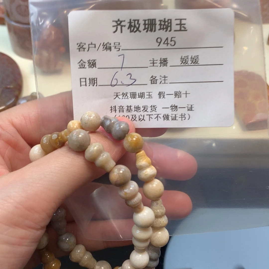 硅化珊瑚(珊瑚玉)未镶嵌颈饰可****)