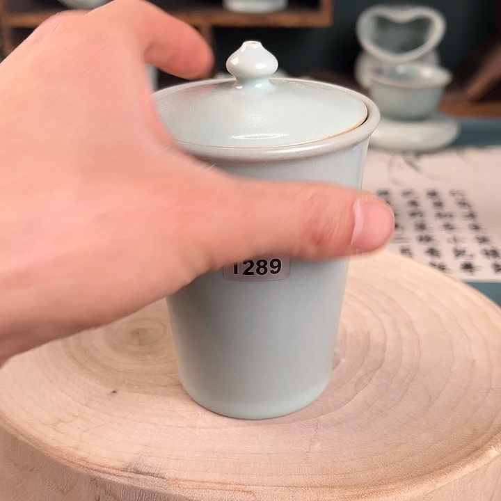 杯送*1289大瑕原矿汝瓷汝州发货