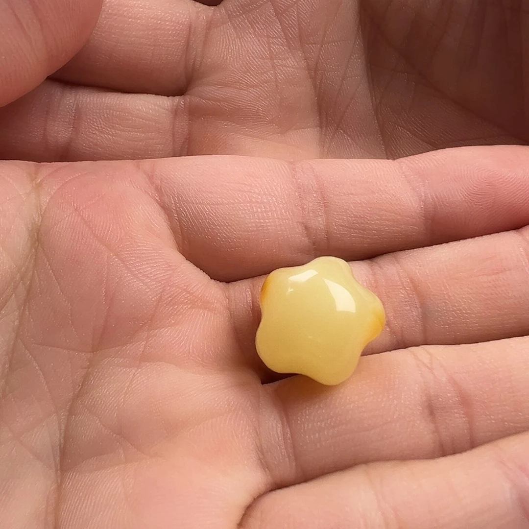 蜜蜡颈饰未镶嵌媛*?星星（打孔不退换）