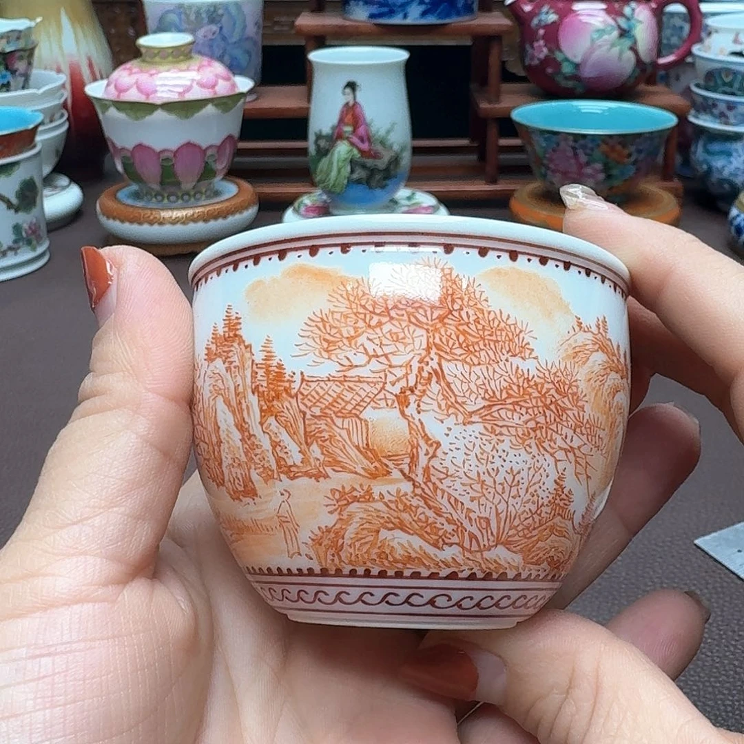 瓷片景德镇仿古手工制作精品展示