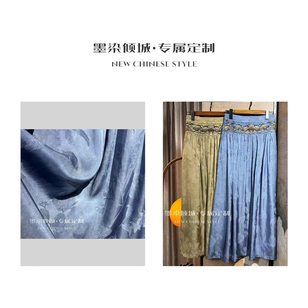 重炒·裙-高定重锻刺绣炒色工艺提花大牌半身裙
