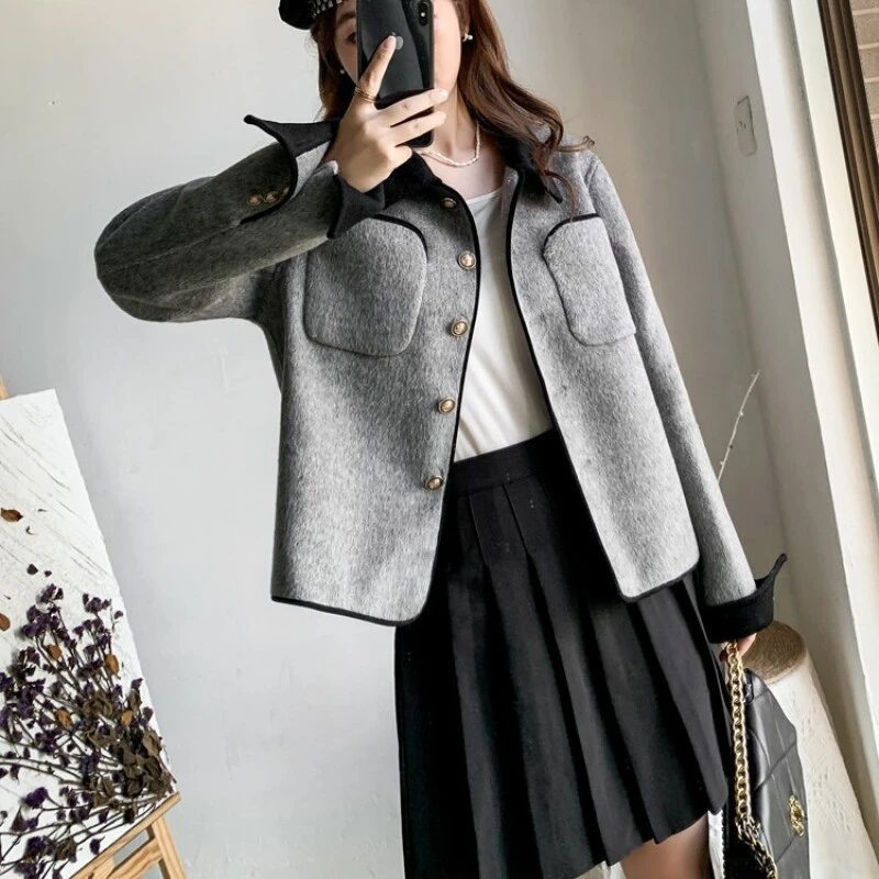 701-800秋冬时尚毛呢大衣C