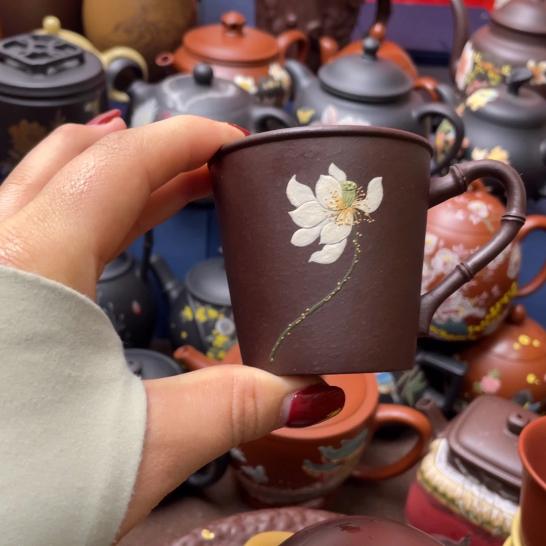 紫砂茶杯紫砂主人杯100cc