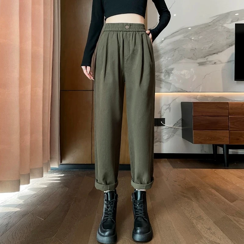 220春季高腰休闲裤