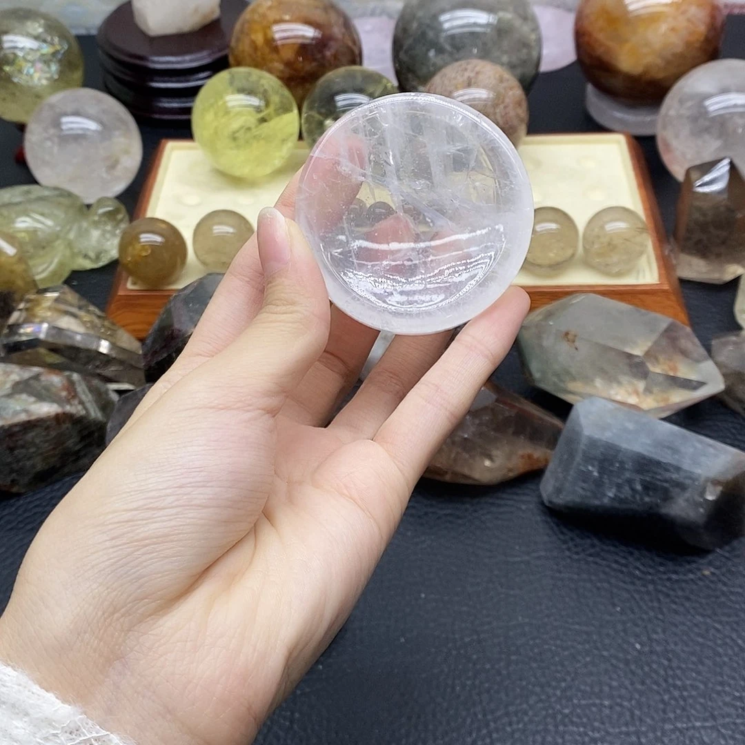 水晶未镶嵌珠宝半成品65水晶石