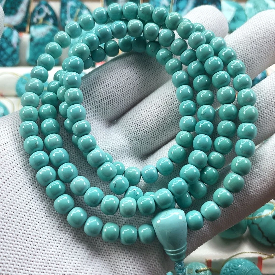 绿松石未镶嵌车挂