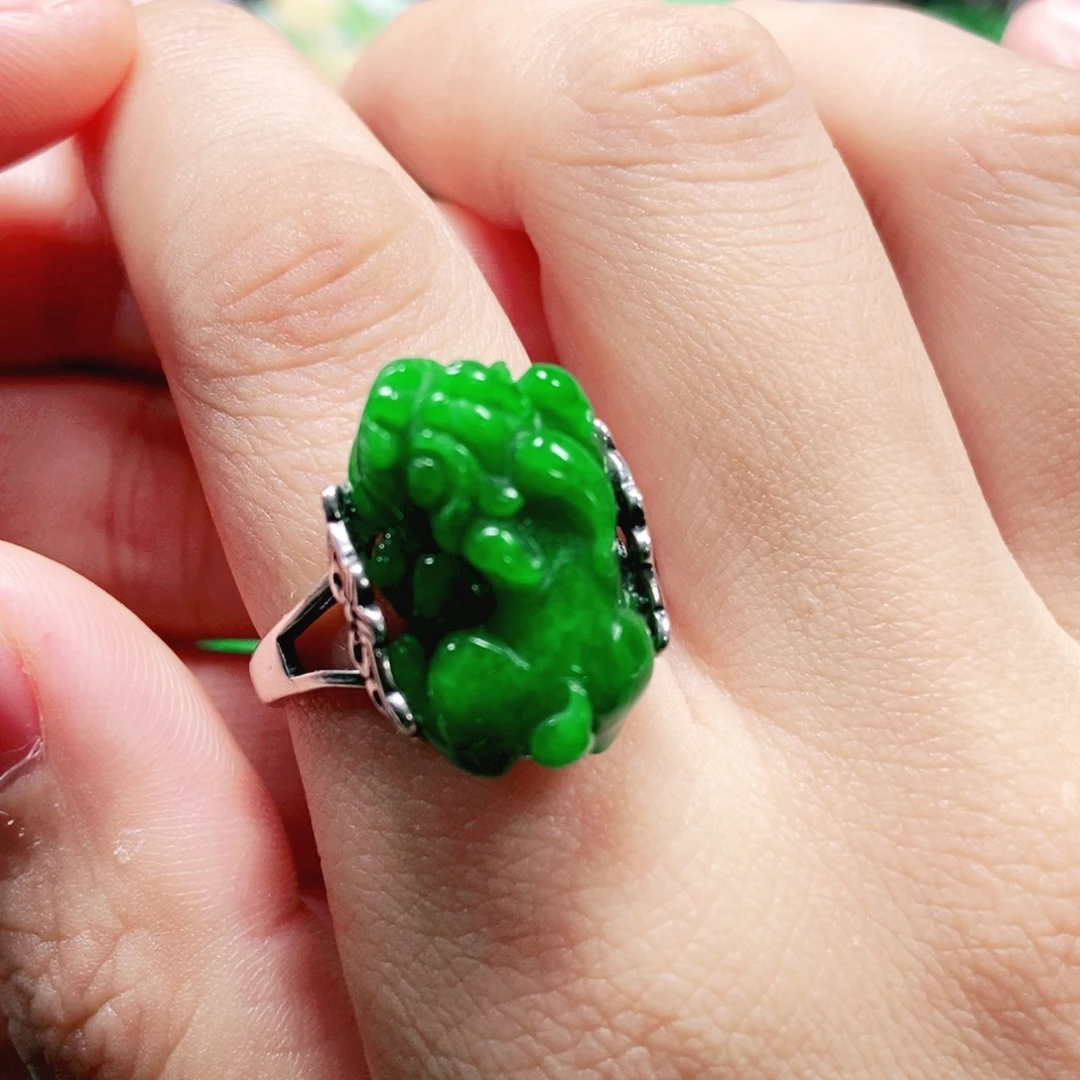 翡翠未镶嵌戒指翡翠戒指