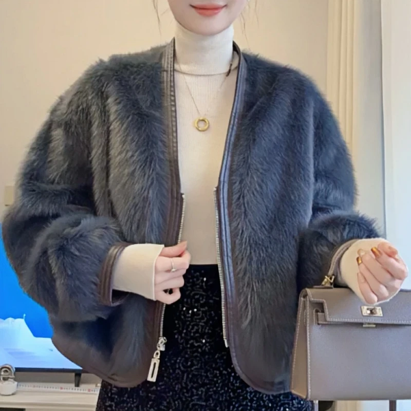 2025冬季新款设计感外套女韩版时尚高级感纯色小众洋气上衣