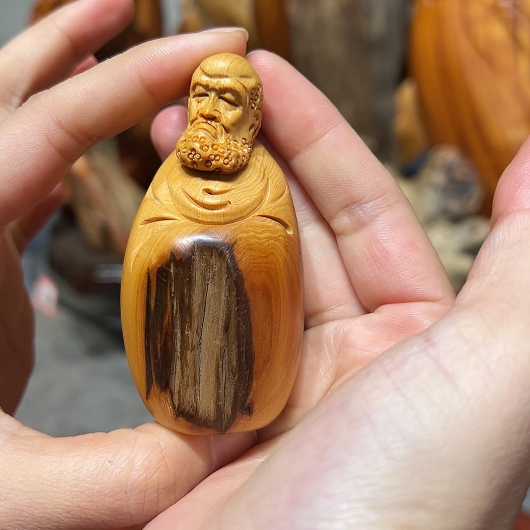 柏木（崖柏）崖柏木手把件摆件