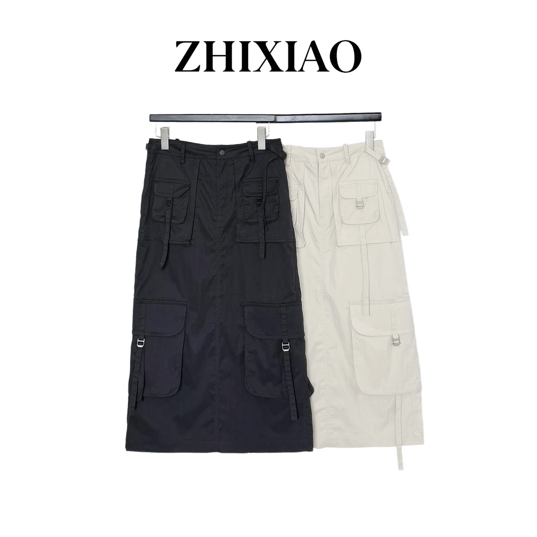 【ZHIXIAO】春季新款：工装半裙40577