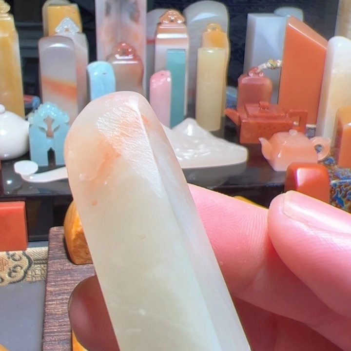 寿山石印石老挝石印石印章