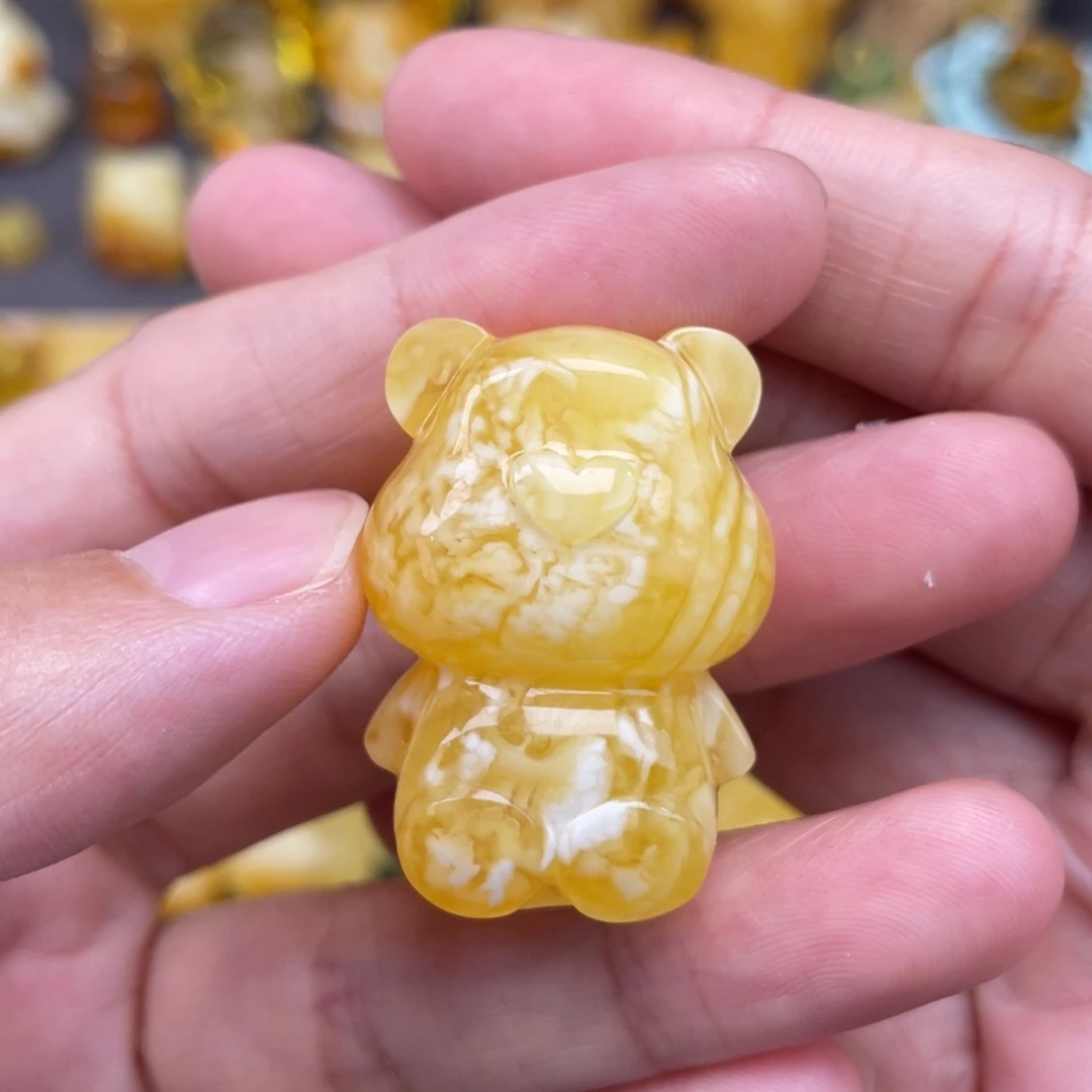 裸石琥珀未镶嵌蜜蜡