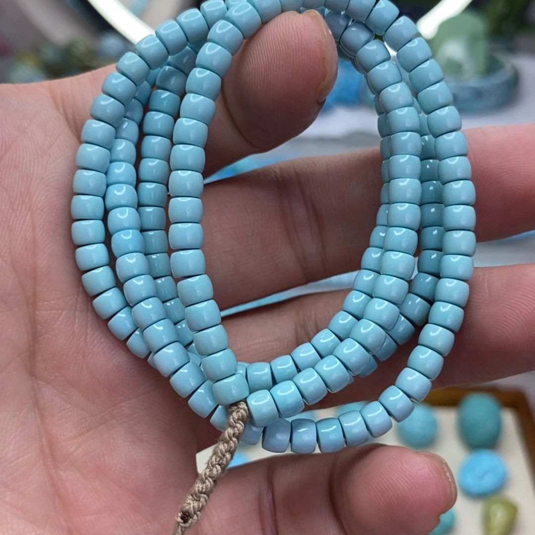 绿松石未镶嵌原矿绿松石配饰