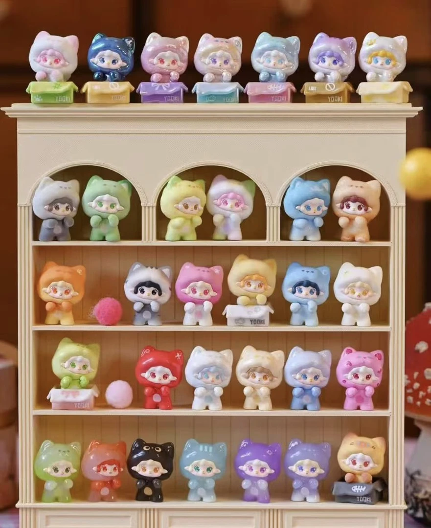 【拆盒】氧氧有喵出没萌粒盲盒可爱摆件