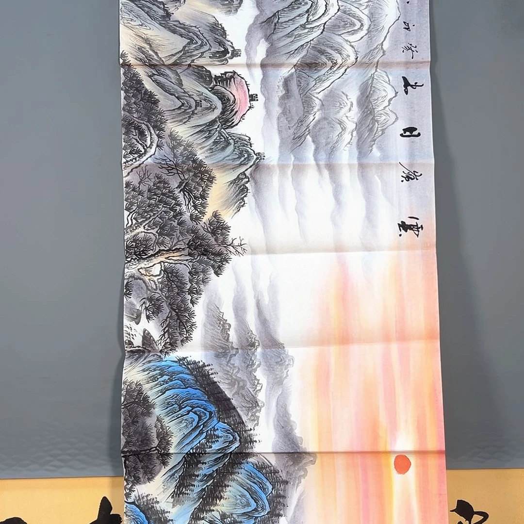 国画768 花鸟和蝴蝶在空中