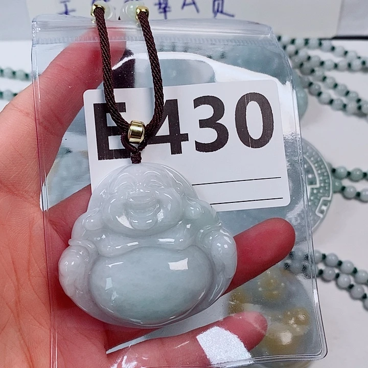 翡翠未镶嵌颈饰天然