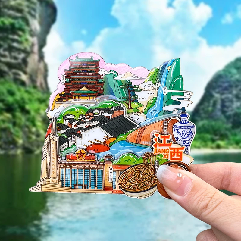 【小熊直播多拆-许愿颜色+隐藏】原创国潮文创木制冰箱贴潮玩盲盒