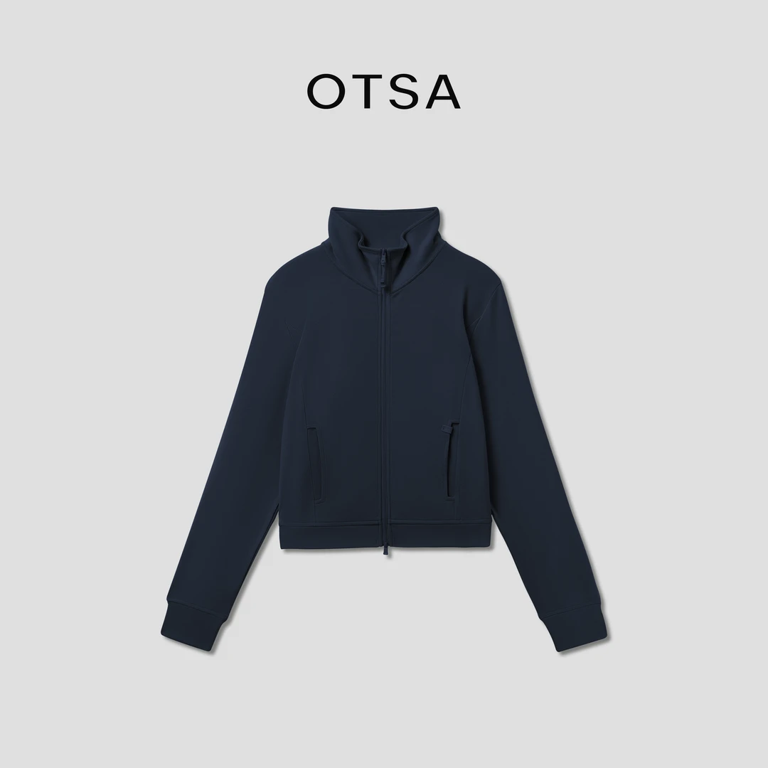 OTSA【36°C冬日暖阳】双面德绒 双拉链+4口袋 立领加厚运动外套